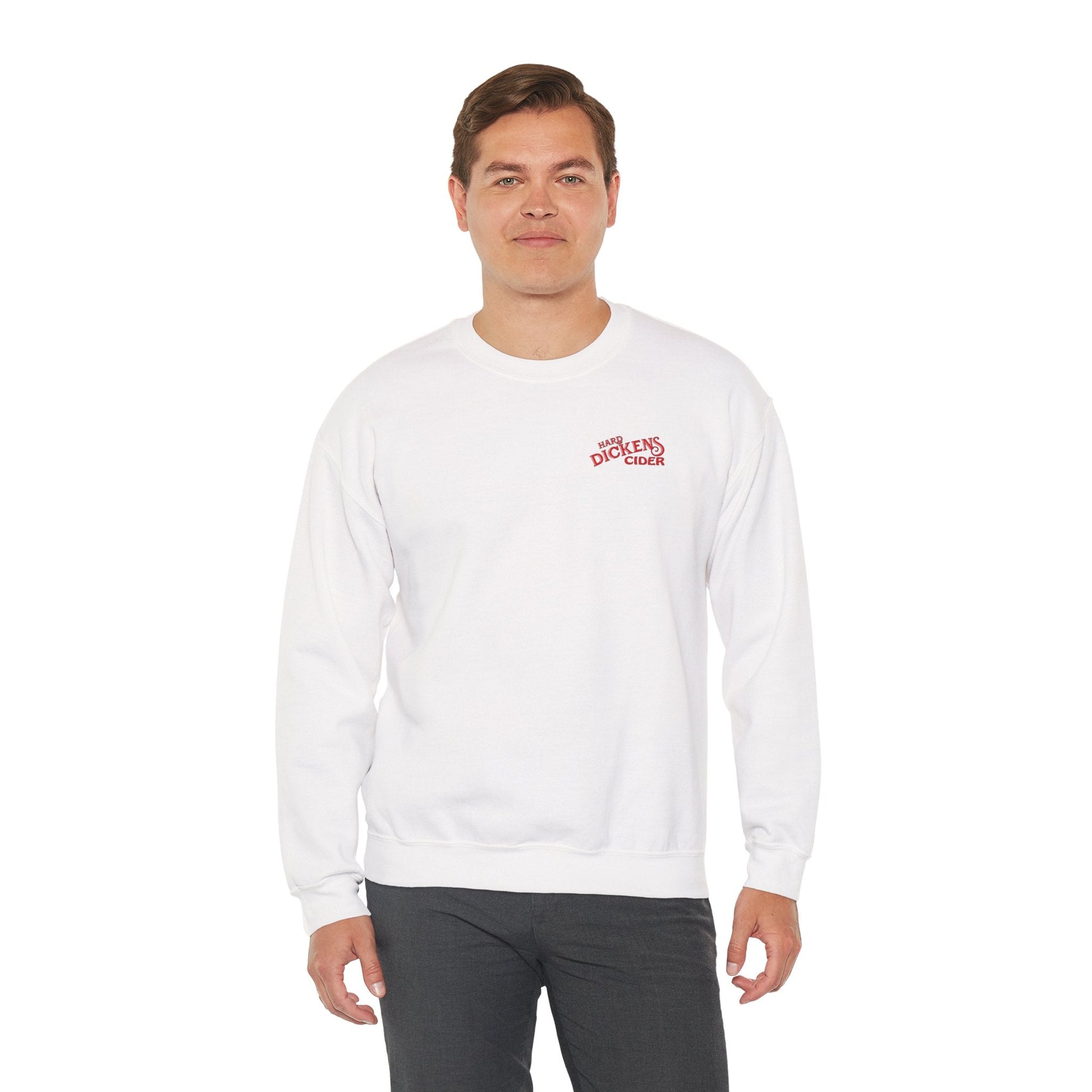 Hard Dickens Cider Front/Back Crewneck Sweatshirt The Devil's Pickle