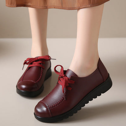 Women’s Black Flat Work Shoes – Soft Sole Anti-Slip Flats FitiqueFit