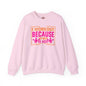 I Workout Because My Wife Is Hot Crewneck Sweatshirt The Devil's Pickle