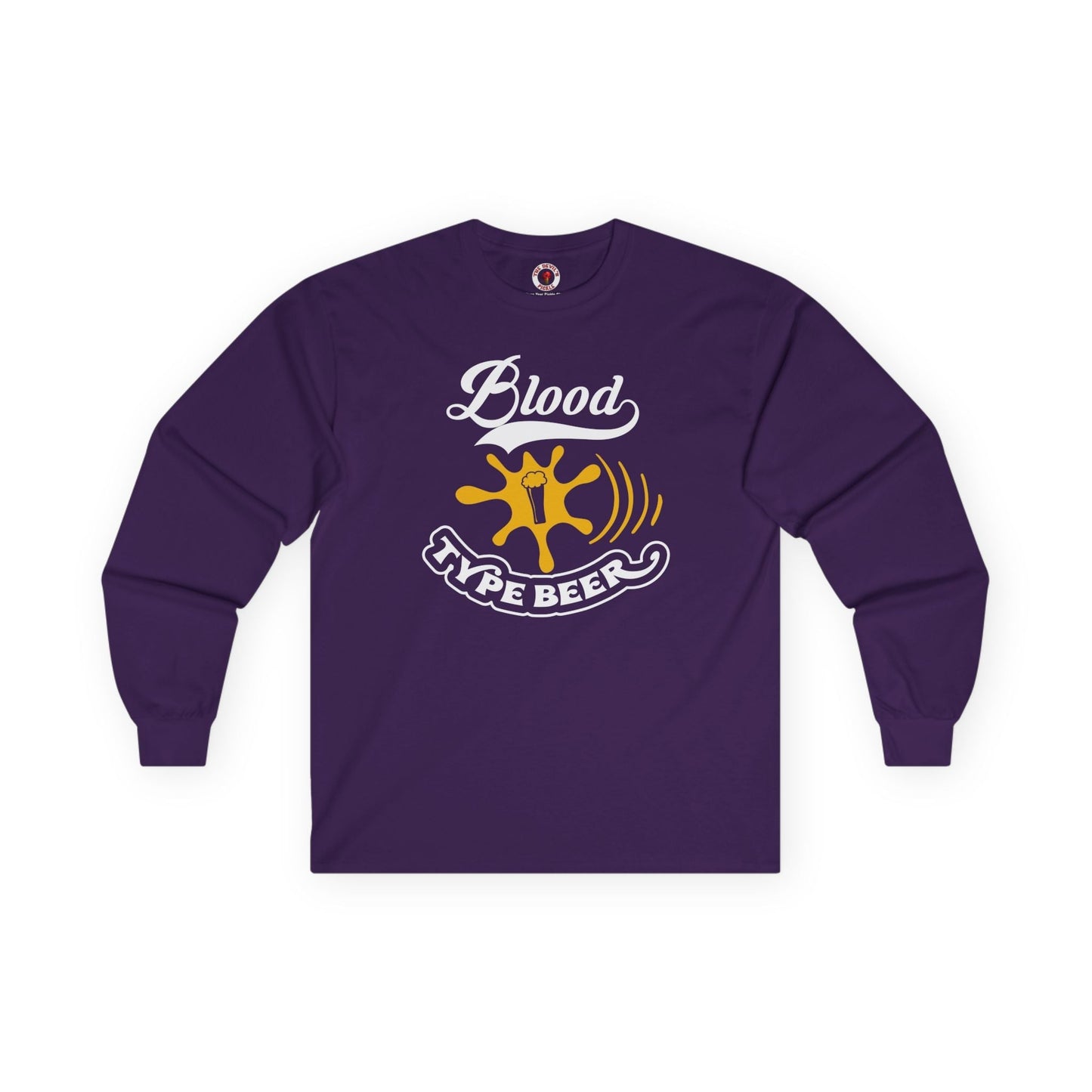 Blood Type Beer Long Sleeve Tee The Devil's Pickle