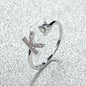 Popular Fashion Silvery AZ Letter Ring Initials Wedding Love Couple Rings Bridesmaid Gift NovaCart