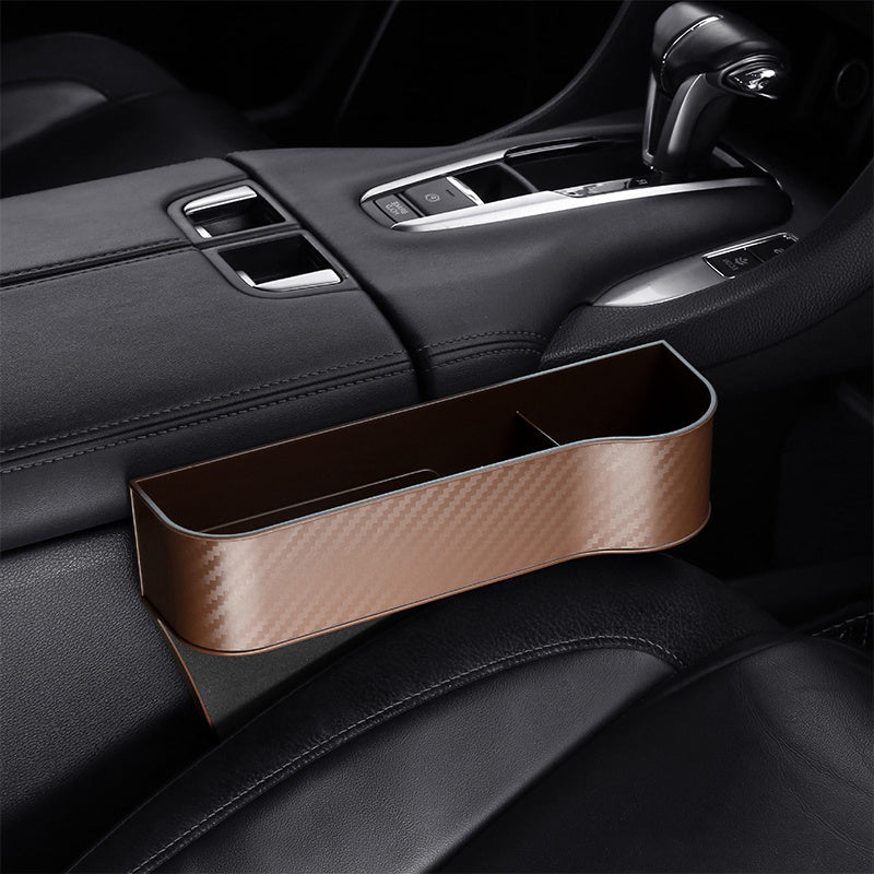 Car Seat Gap Organizer with Cup Holder - Lightweight ABS Storage Box for Console Side Pockets, Front Seat Accessory for Enhanced Organization, Car Storag NovaCart