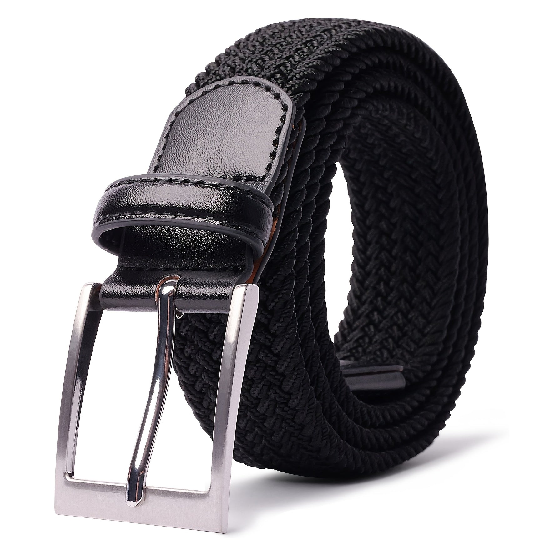 Woven Stretch Belts Made of Braided Elastic for Men And Women, Suitable for Casual Pants, Jeans, And Golf Shirts NovaCart
