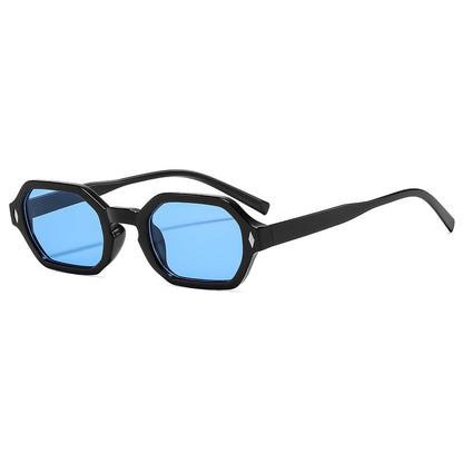 Polygonal Small-Frame Sunglasses – Hexagonal Unisex UV Protection FitiqueFit