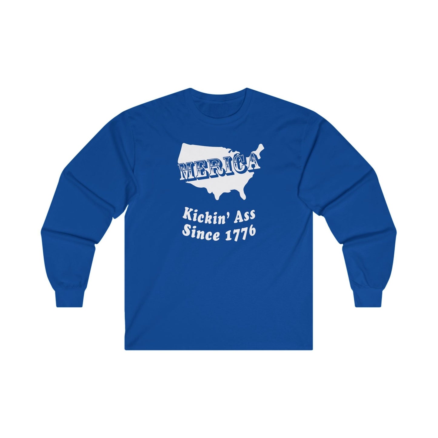 MERICA Kickin' Ass Since 1776 Long Sleeve Tee The Devil's Pickle