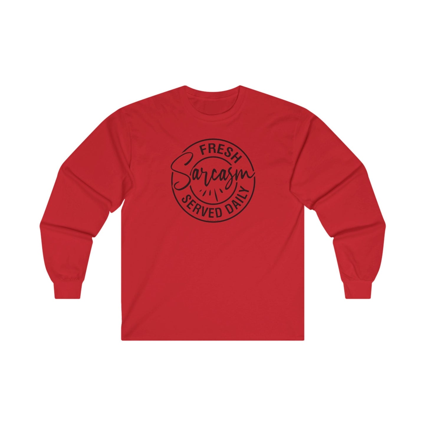 Fresh Sarcasm Served Daily Long Sleeve Tee The Devil's Pickle