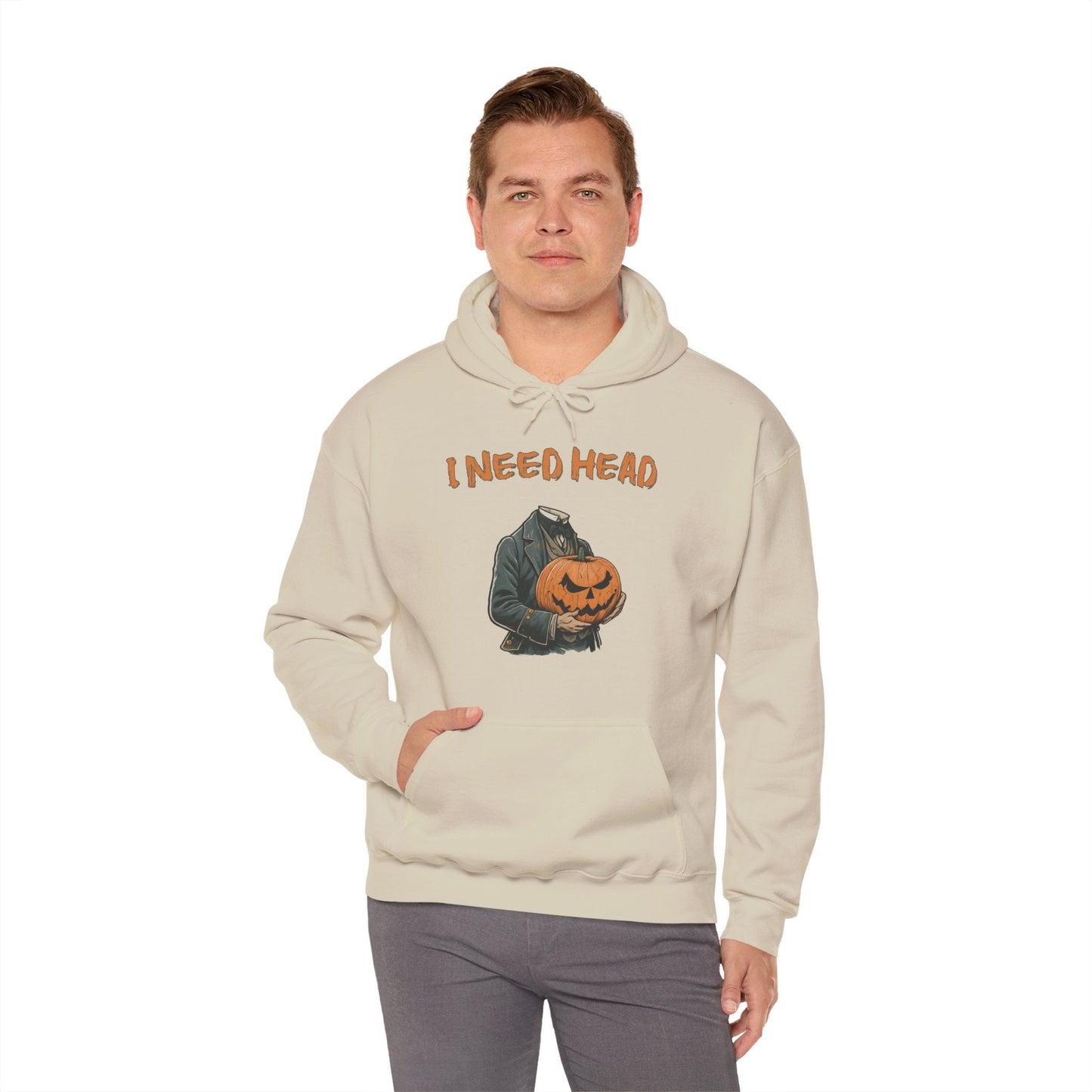 I Need Head Hooded Sweatshirt The Devil's Pickle