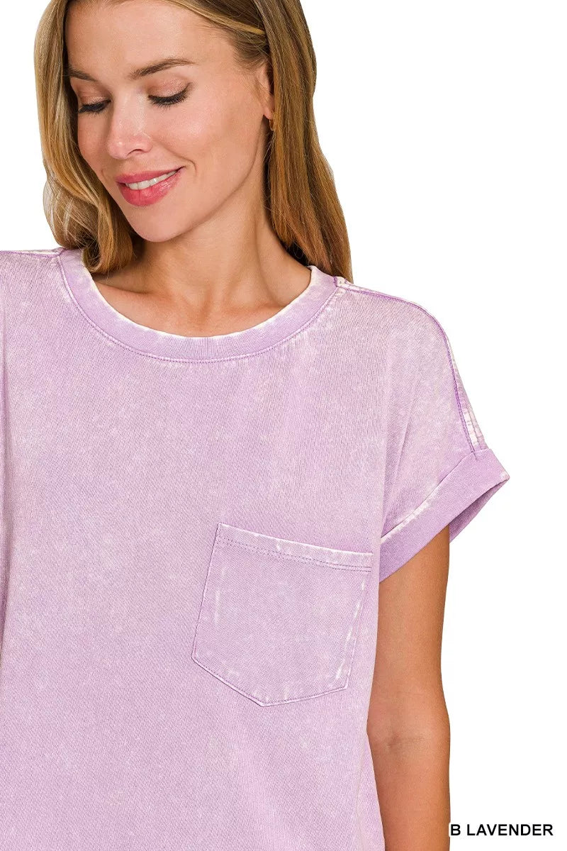 Zenana Premium Cotton Washed T-Shirt Dress New Era Fashion LLc