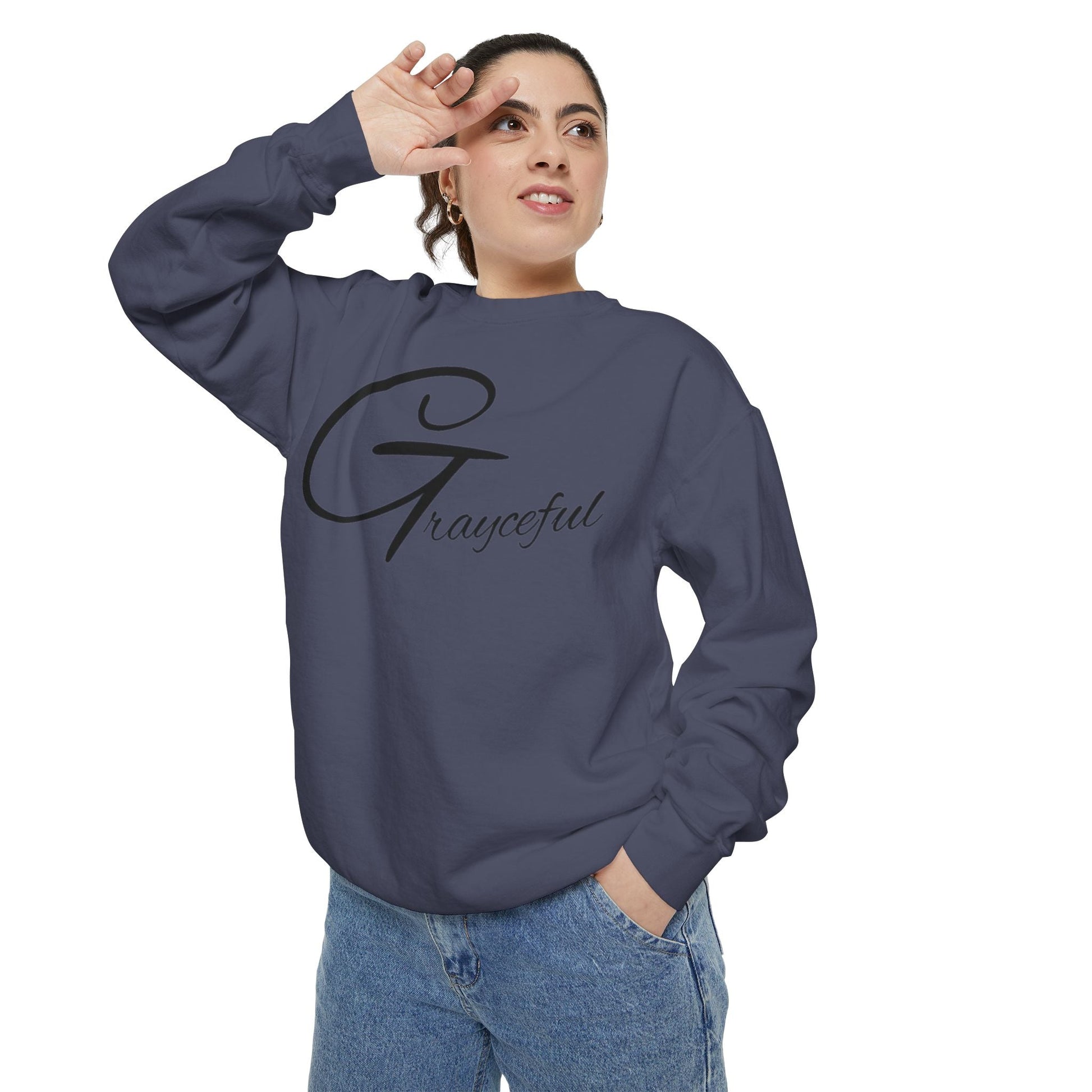 Unisex Garment-Dyed Sweatshirt Grayceful LLC
