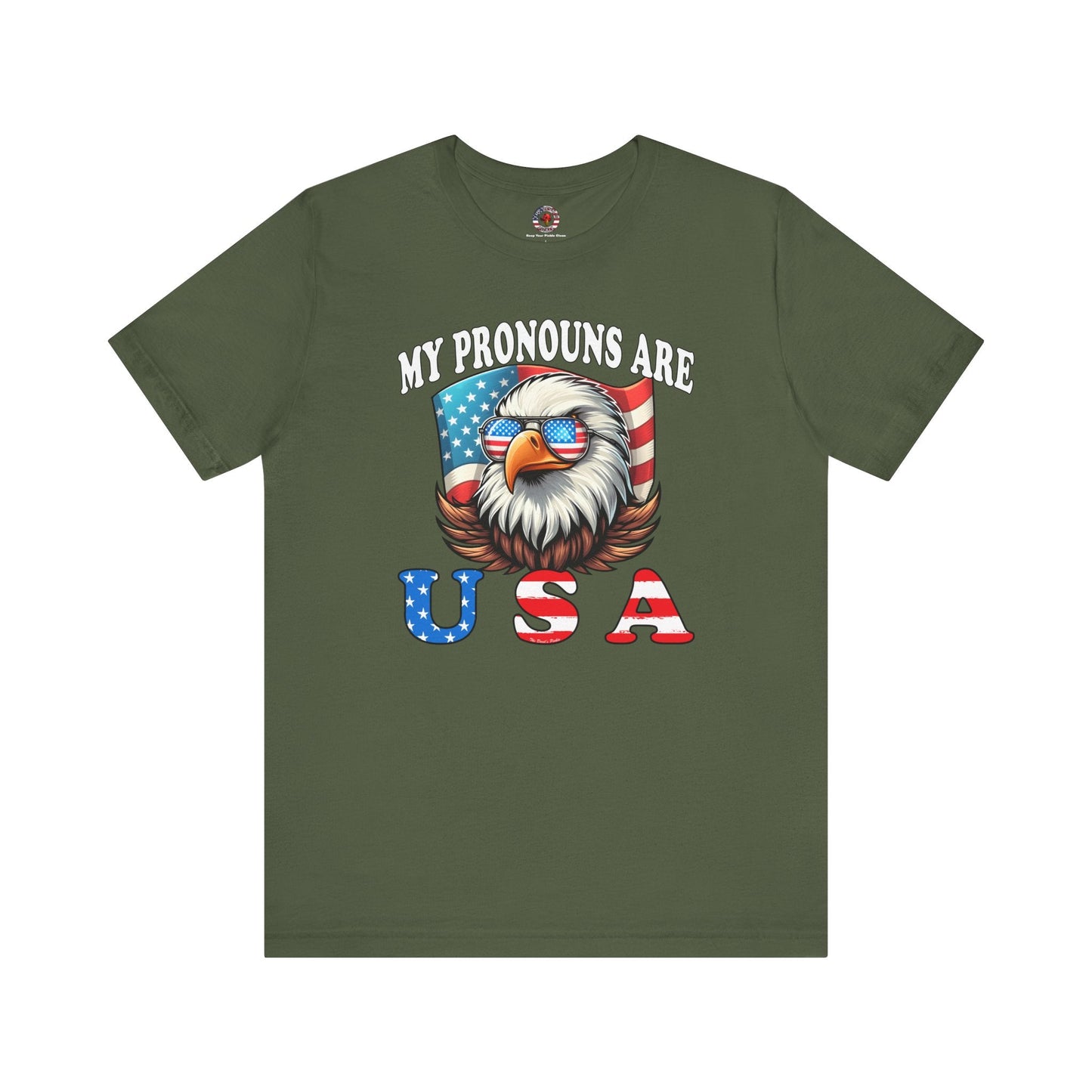 My Pronouns Are U.S.A T-Shirt The Devil's Pickle