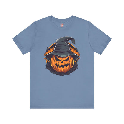 Scary Witch Pumpkin Halloween T-Shirt The Devil's Pickle