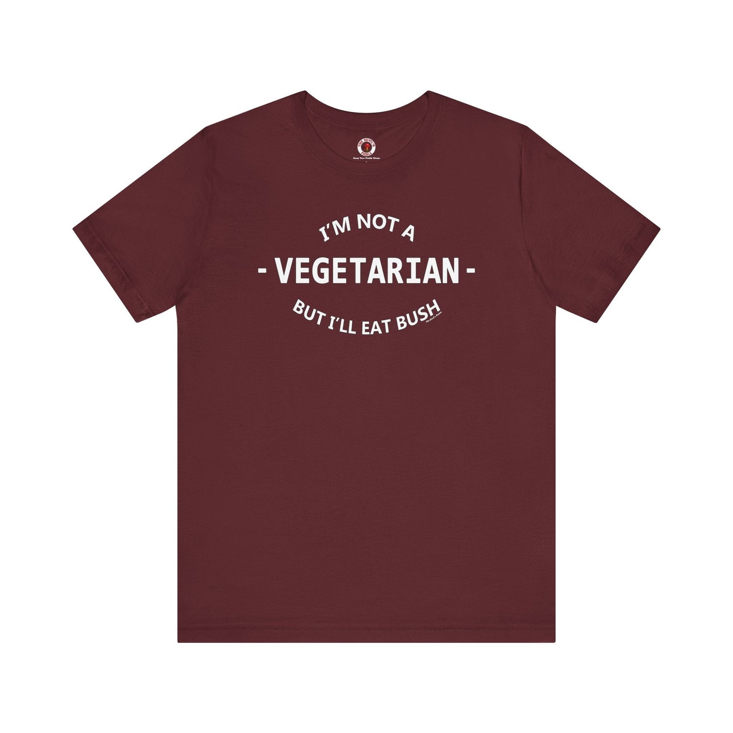 I'm Not A Vegetarian T-Shirt The Devil's Pickle