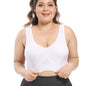 Plus Size Sports Bras for Women Seamless Bra with Pads Big Size Bralette Push Up Brassiere Bra Vest NovaCart