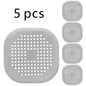 5pcs/3pcs/1pc Silicone Hair Filter | Bathtub and Shower Floor Drain Plug, Kitchen Deodorant Plug, Anti-Clogging Sink Filter NovaCart