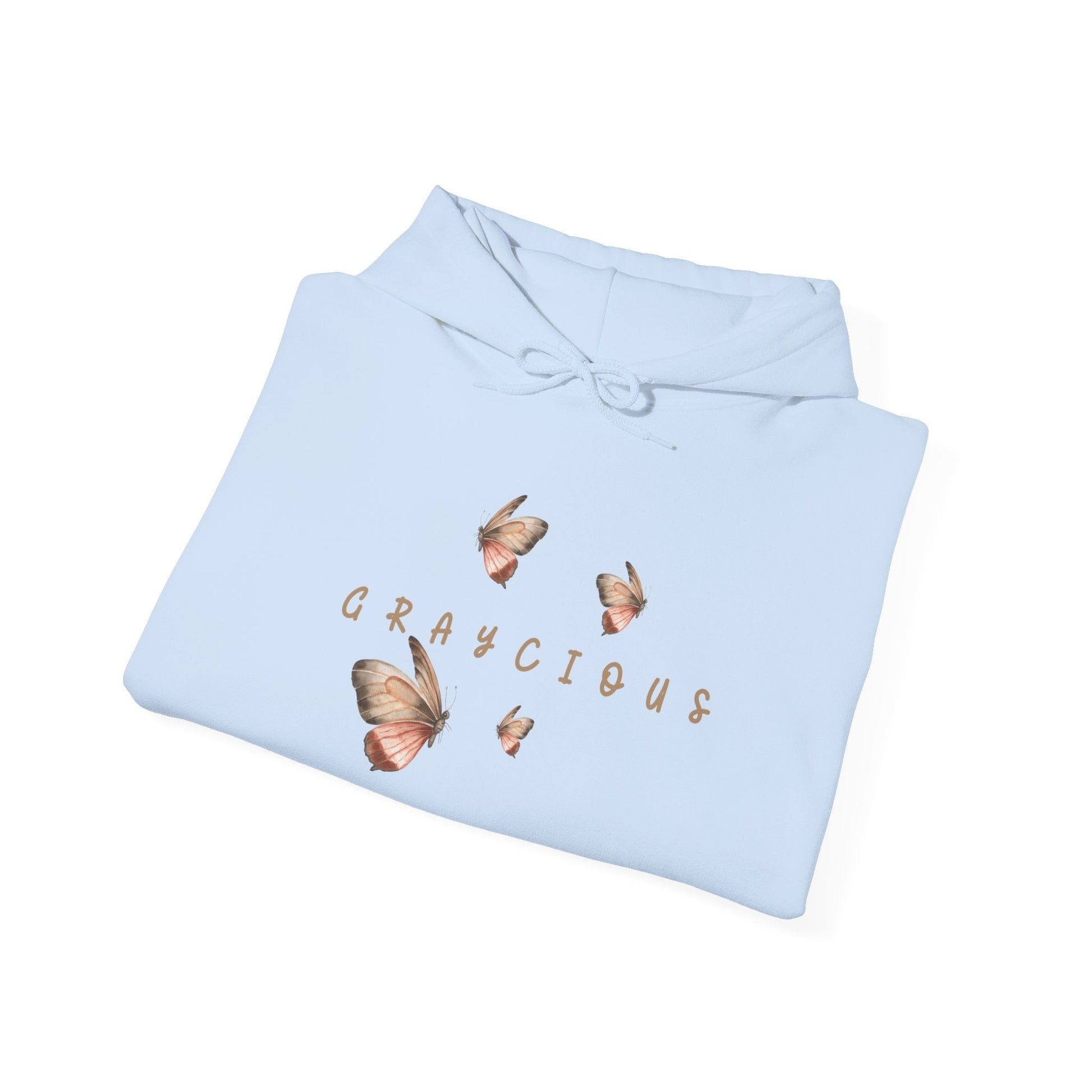 Butterfly Graphic Unisex Hoodie, Cozy Sweatshirt for Nature Lovers, Perfect Gift for Her, Birthday, Casual Wear, Spring Fashion Grayceful LLC