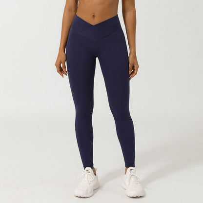 V-Shaped High-Waisted Yoga Pants | Skinny Fit Workout Pants for Fitness & Yoga Country in My Heart