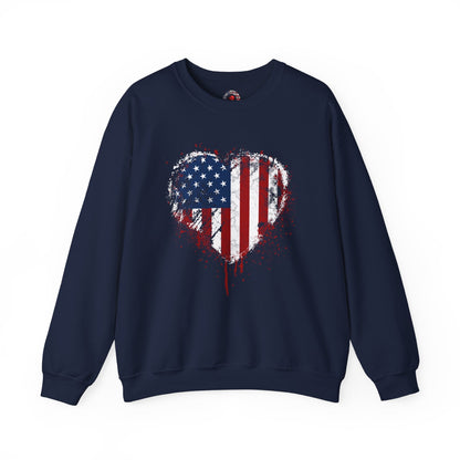 American Heart Crewneck Sweatshirt The Devil's Pickle