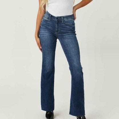 High Waist Slim Fit Stonewashed Jeans – The Perfect Cowgirl Fit Country in My Heart