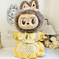 Clothing with 58cm LABUBU Design ZIMOMO Doll Clothes Rubber LABUBU Plush Toy Clothing Cute