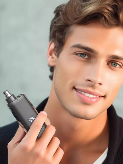 Rechargeable LED Display Nose Hair Trimmer New Era Fashion LLc