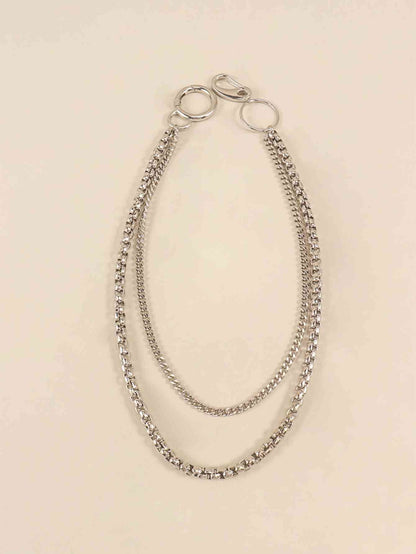 UrbanStyle Double-Layered Metal Chain Belt – Trendy Accessory for Outfit Elevation See size chart under “more details” The Fashion Celestial