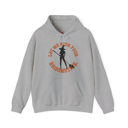 Let Me Ride Your Broomstick Hooded Sweatshirt The Devil's Pickle