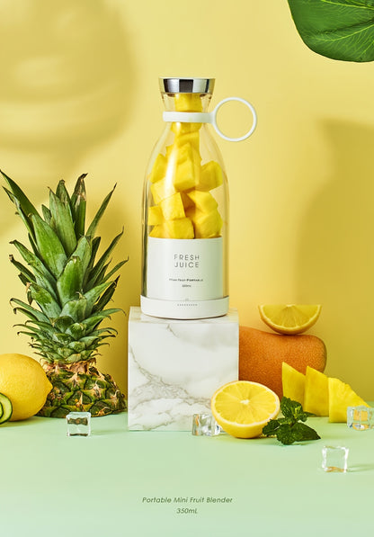 [Portable Fruit Blender] Wireless Mini Fruit Blender Juicer - 350ML Portable Electric, Perfect for On-the-Go! NovaCart