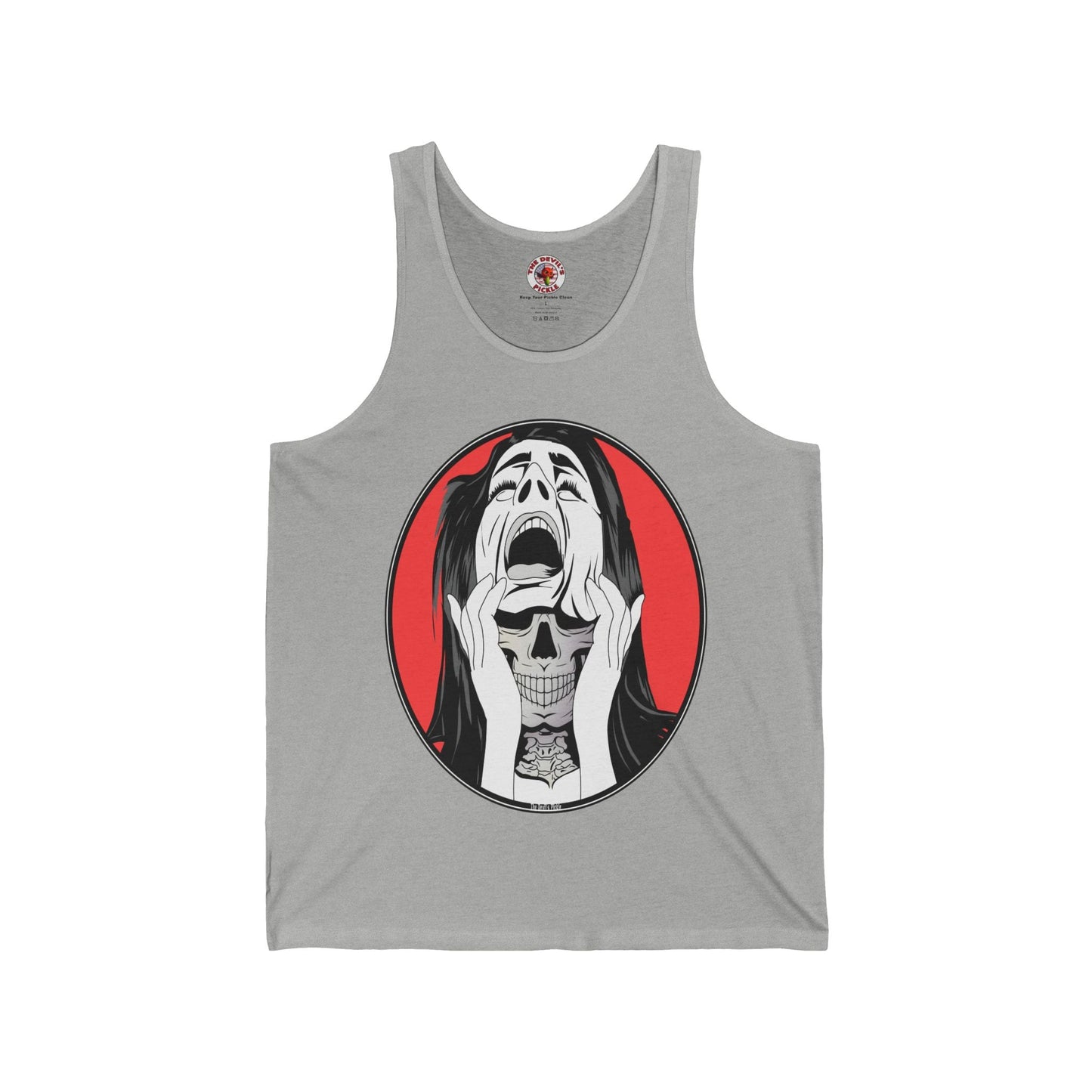 Skull Woman Tank Top The Devil's Pickle