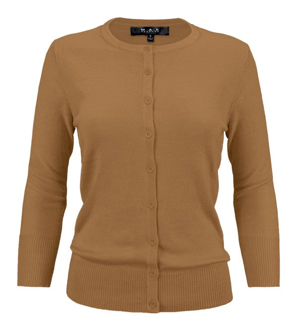 Crewneck Button Down Knit Cardigan Sweater Shop Style & More | Fresh Looks, Everyday Deals & Free Shipping