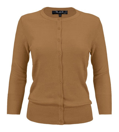 Crewneck Button Down Knit Cardigan Sweater Shop Style & More | Fresh Looks, Everyday Deals & Free Shipping