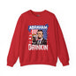 Abraham Drinking Crewneck Sweatshirt The Devil's Pickle