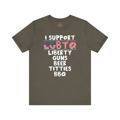 I Support LGBTQ T-Shirt The Devil's Pickle