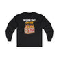 Working On My 6 Pack Long Sleeve Tee The Devil's Pickle