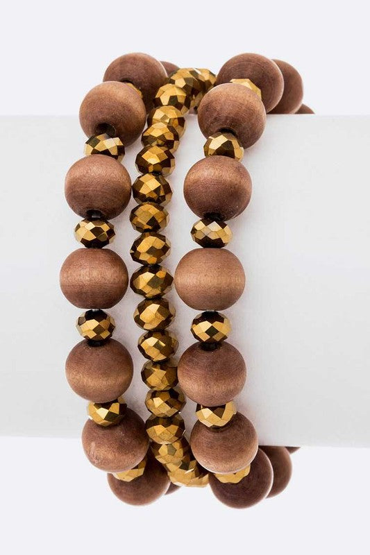 Mix Bead Stretch Bracelets Set Shop Style & More | Fresh Looks, Everyday Deals & Free Shipping
