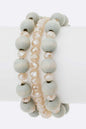 Mix Bead Stretch Bracelets Set Shop Style & More | Fresh Looks, Everyday Deals & Free Shipping
