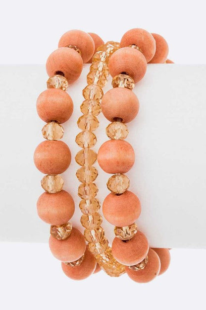Mix Bead Stretch Bracelets Set Shop Style & More | Fresh Looks, Everyday Deals & Free Shipping