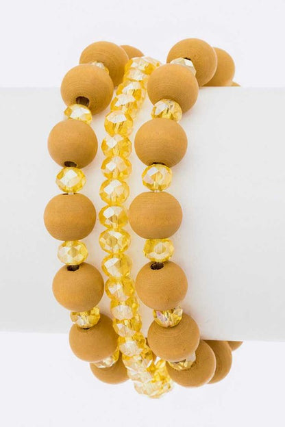 Mix Bead Stretch Bracelets Set Shop Style & More | Fresh Looks, Everyday Deals & Free Shipping