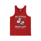 On Santa's Shit List Tank Top The Devil's Pickle