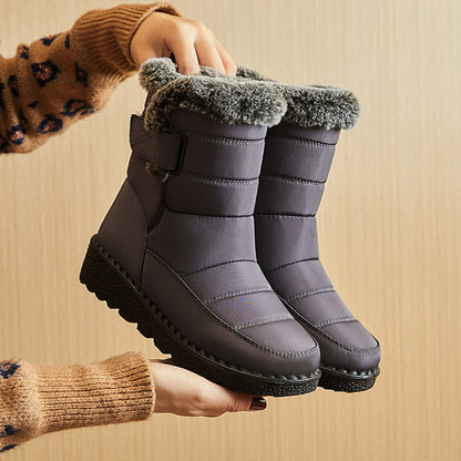 Women’s Waterproof Plush Snow Boots FitiqueFit