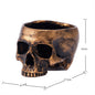 Bronze Skeleton Flower Pot Candy Storage Plate Makeup Brush