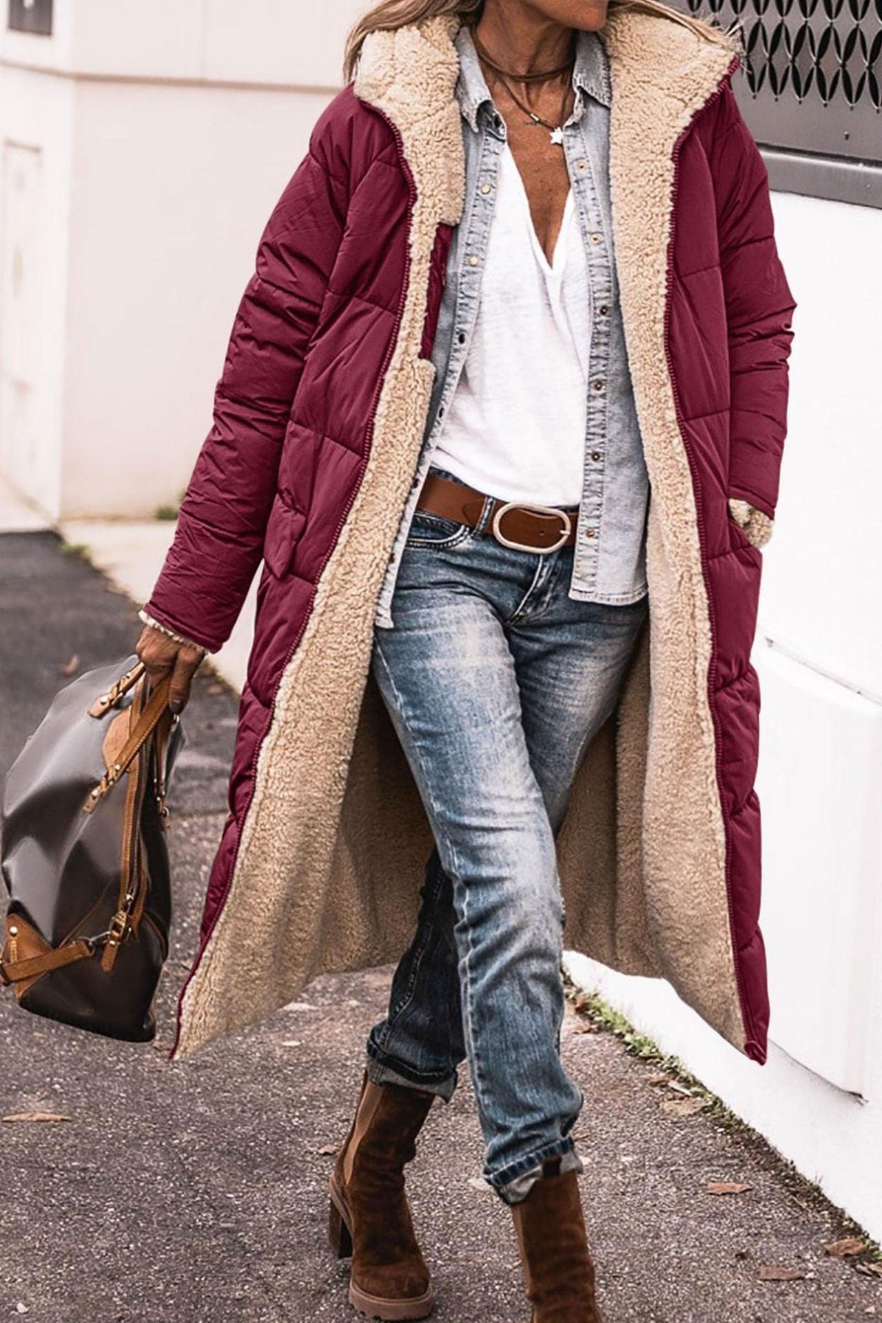 Rancher Fleece-Lined Hooded Jacket – Cozy, Stylish Cowgirl Outerwear for Every Occasion Country in My Heart
