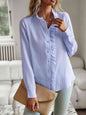 Stylish Ruffle Trim Shirt for Modern Trends SnagBag