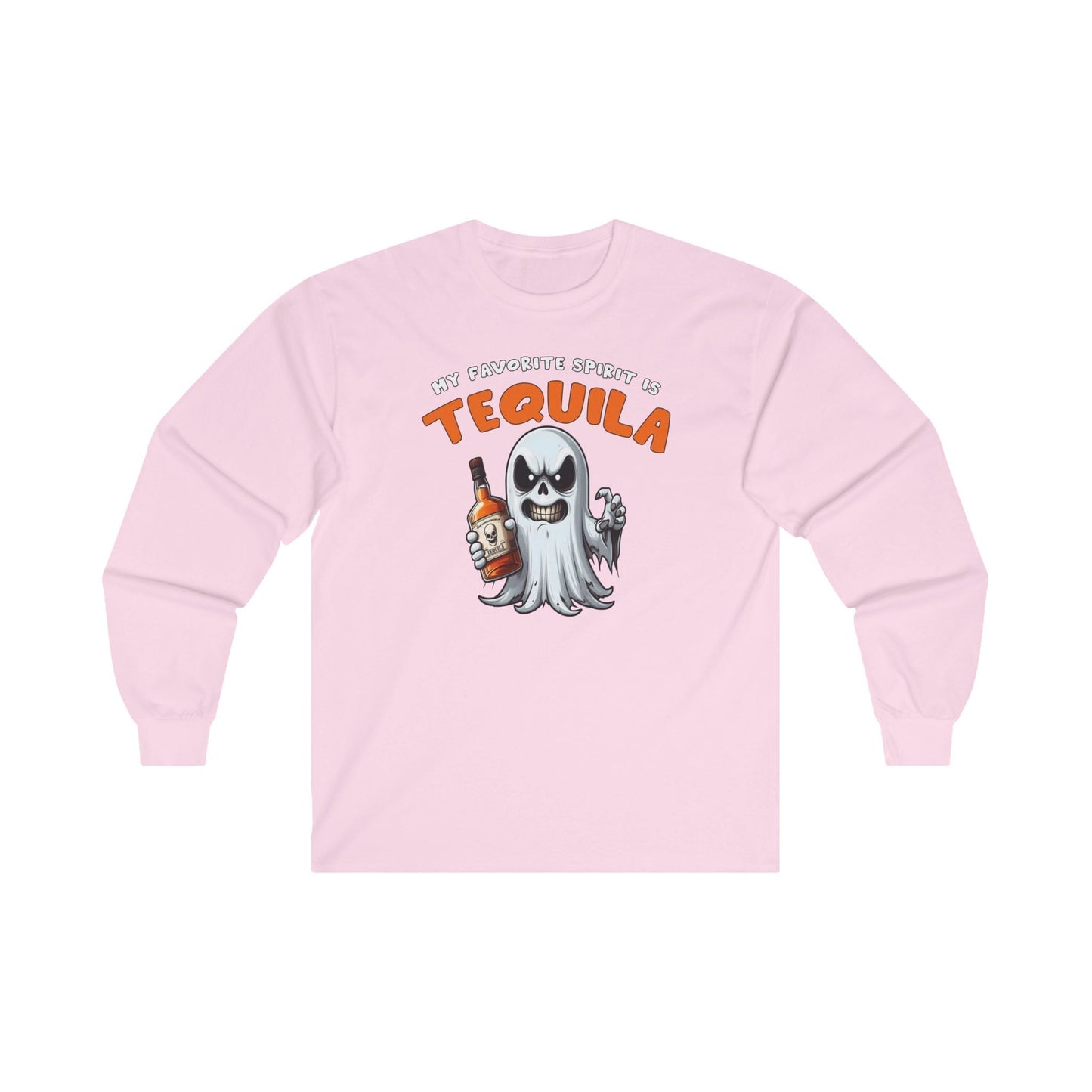 My Favorite Spirit Is Tequila Long Sleeve Tee The Devil's Pickle