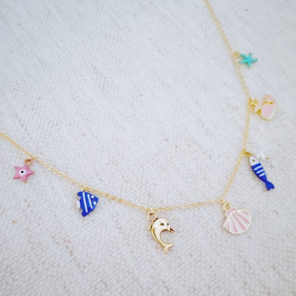 Ocean Friends Charm Necklace – Sea Life Vibes Shop Style & More | Fresh Looks, Everyday Deals & Free Shipping