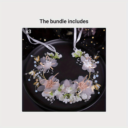 Bridal Accessories Flower Butterfly Bridal Headband Hairband Accessories Performance Headpiece NovaCart
