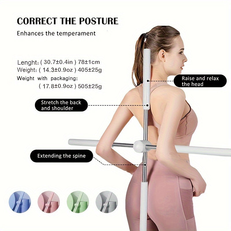 Adjustable Yoga Sticks Stretching Humpback Correction Stick Open Shoulder Beauty NovaCart