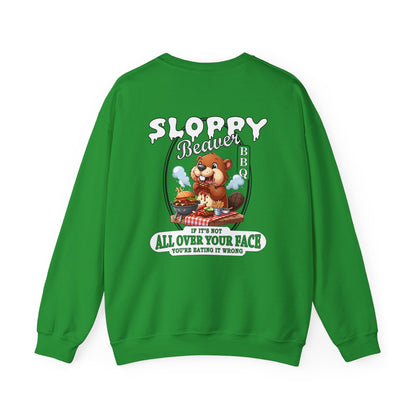 Sloppy Beaver BBQ Back Crewneck Sweatshirt The Devil's Pickle