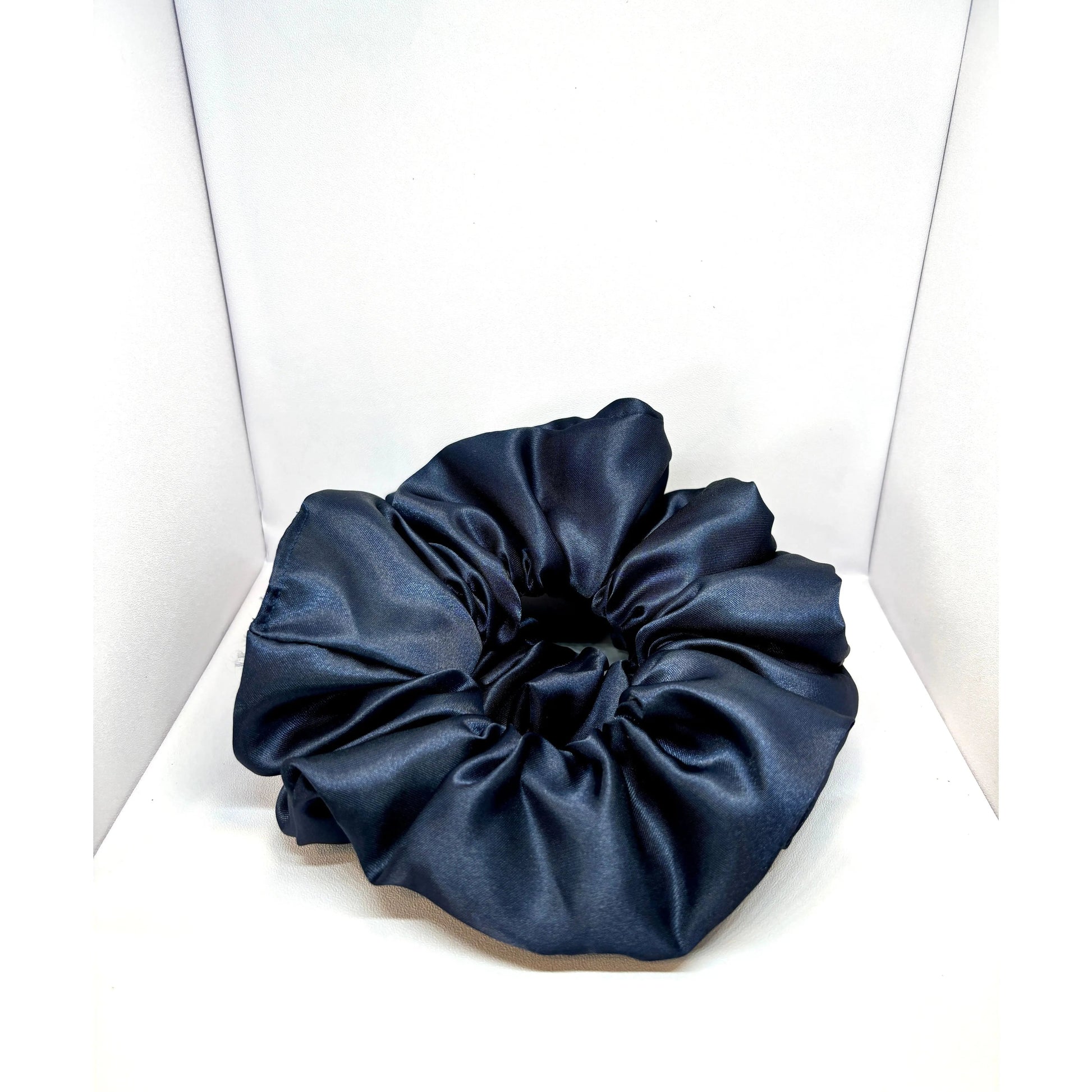 Navy Blue Silk Scrunchie Enchanted Scrunch