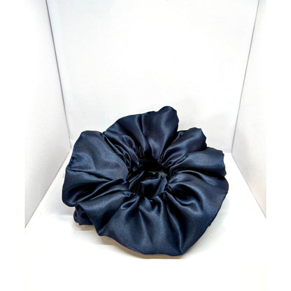 Navy Blue Silk Scrunchie Enchanted Scrunch