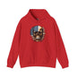 American Flag Skull Hooded Sweatshirt The Devil's Pickle
